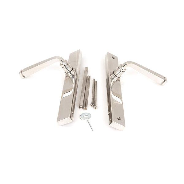 Polished Marine SS (316) Avon Slimline Lever Espag. Latch Set | From The Anvil-Espagnolette-Yester Home