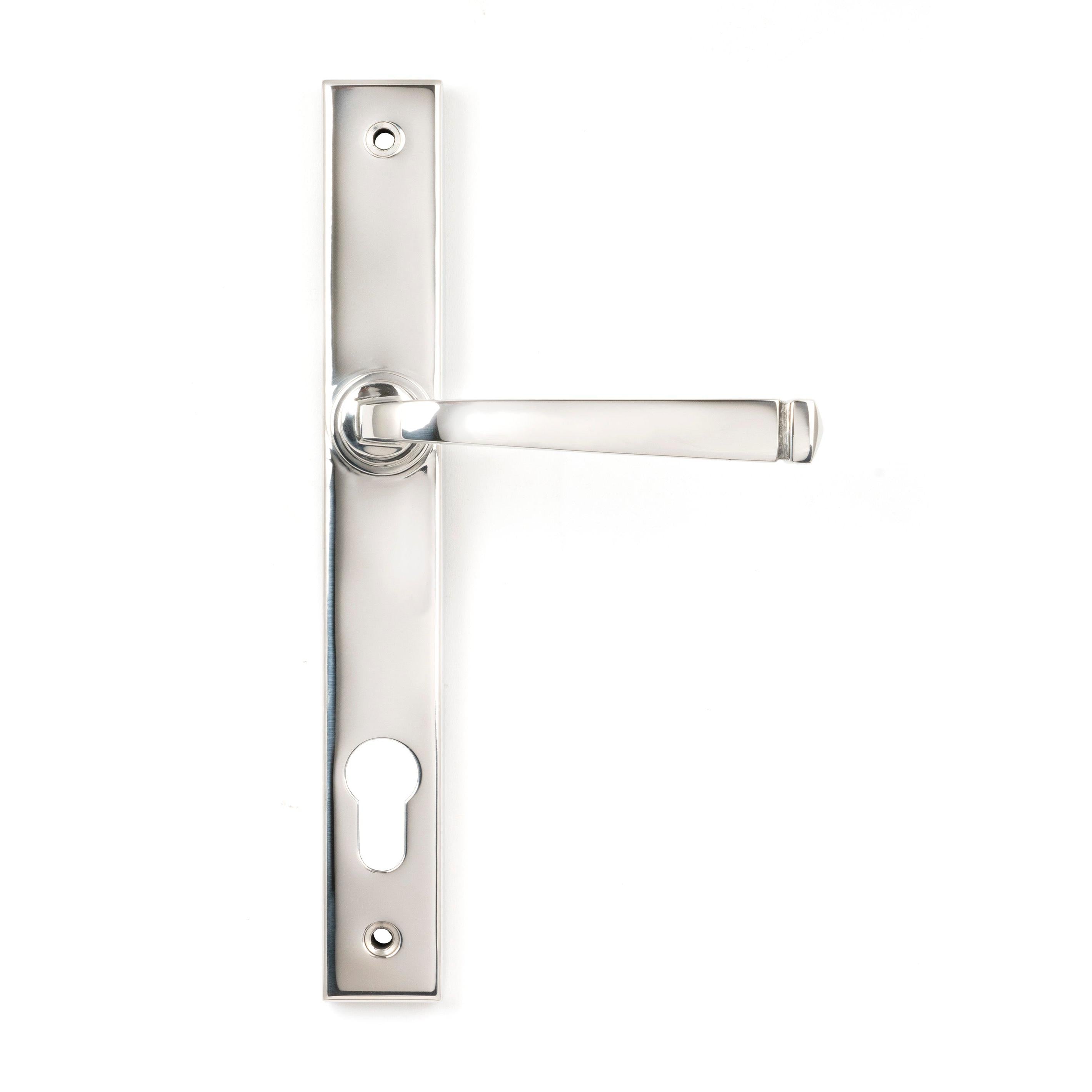 Polished Marine SS (316) Avon Slimline Lever Espag. Lock Set | From The Anvil - Espagnolette - From The Anvil - Yester Home