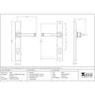 Polished Marine SS (316) Avon Slimline Lever Espag. Lock Set | From The Anvil - Espagnolette - From The Anvil - Yester Home