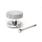 Polished Marine SS (316) Brompton Centre Door Knob (Art Deco) | From The Anvil - Centre Door Knobs - From The Anvil - Yester Home