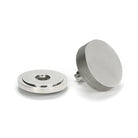 Polished Marine SS (316) Brompton Centre Door Knob (Art Deco) | From The Anvil-Centre Door Knobs-Yester Home