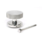 Polished Marine SS (316) Brompton Centre Door Knob (Art Deco) | From The Anvil - Centre Door Knobs - From The Anvil - Yester Home