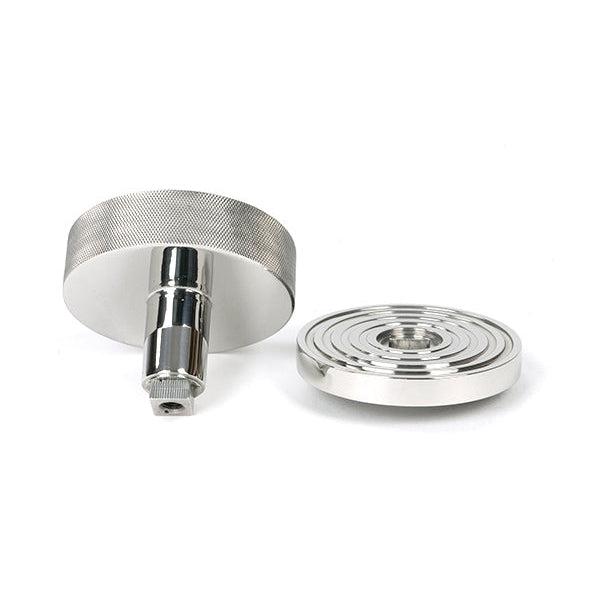 Polished Marine SS (316) Brompton Centre Door Knob (Beehive) | From The Anvil-Centre Door Knobs-Yester Home
