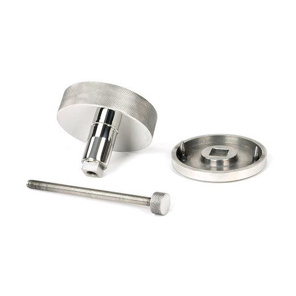 Polished Marine SS (316) Brompton Centre Door Knob (Beehive) | From The Anvil-Centre Door Knobs-Yester Home