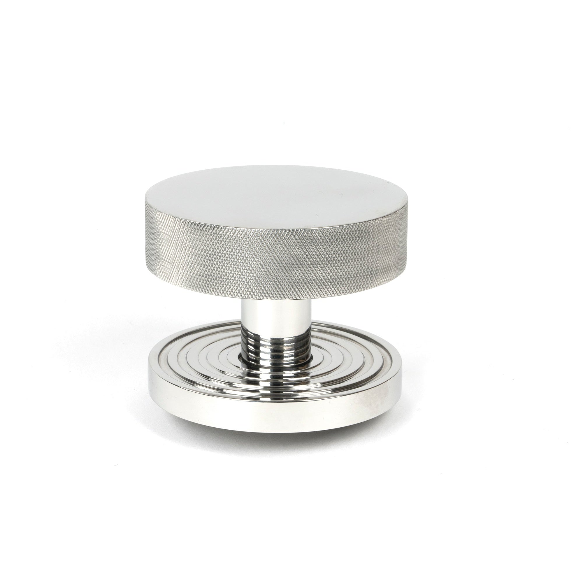 Polished Marine SS (316) Brompton Centre Door Knob (Beehive) | From The Anvil-Centre Door Knobs-Yester Home