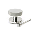 Polished Marine SS (316) Brompton Centre Door Knob (Plain) | From The Anvil - Centre Door Knobs - From The Anvil - Yester Home