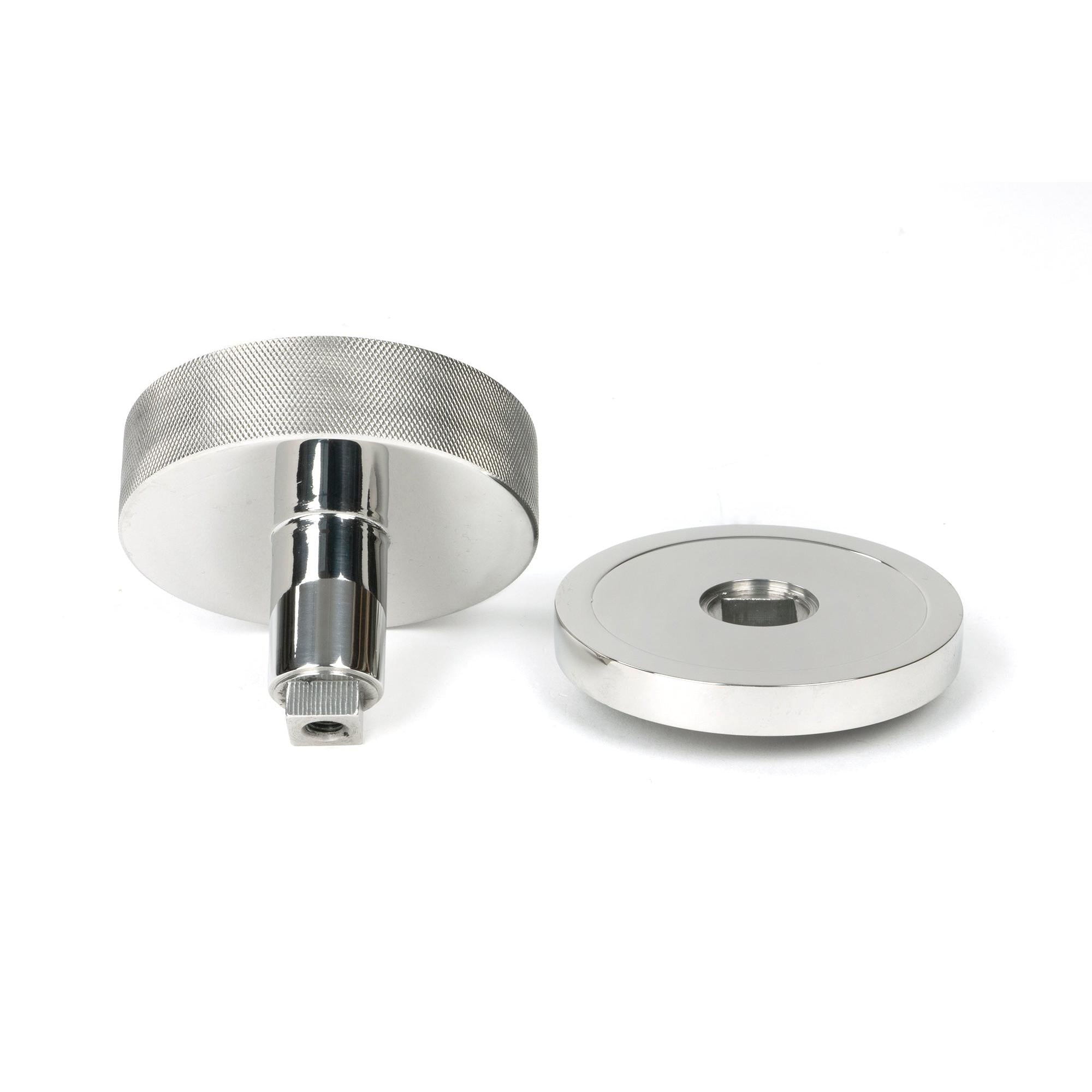 Polished Marine SS (316) Brompton Centre Door Knob (Plain) | From The Anvil - Centre Door Knobs - From The Anvil - Yester Home