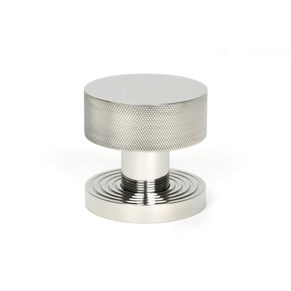 Polished Marine SS (316) Brompton Mortice/Rim Knob Set (Beehive) | From The Anvil