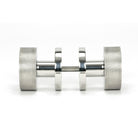 Polished Marine SS (316) Brompton Mortice/Rim Knob Set (Beehive) | From The Anvil - Mortice Knobs - From The Anvil - Yester Home