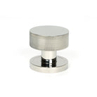 Polished Marine SS (316) Brompton Mortice/Rim Knob Set (Plain) | From The Anvil - Mortice Knobs - From The Anvil - Yester Home
