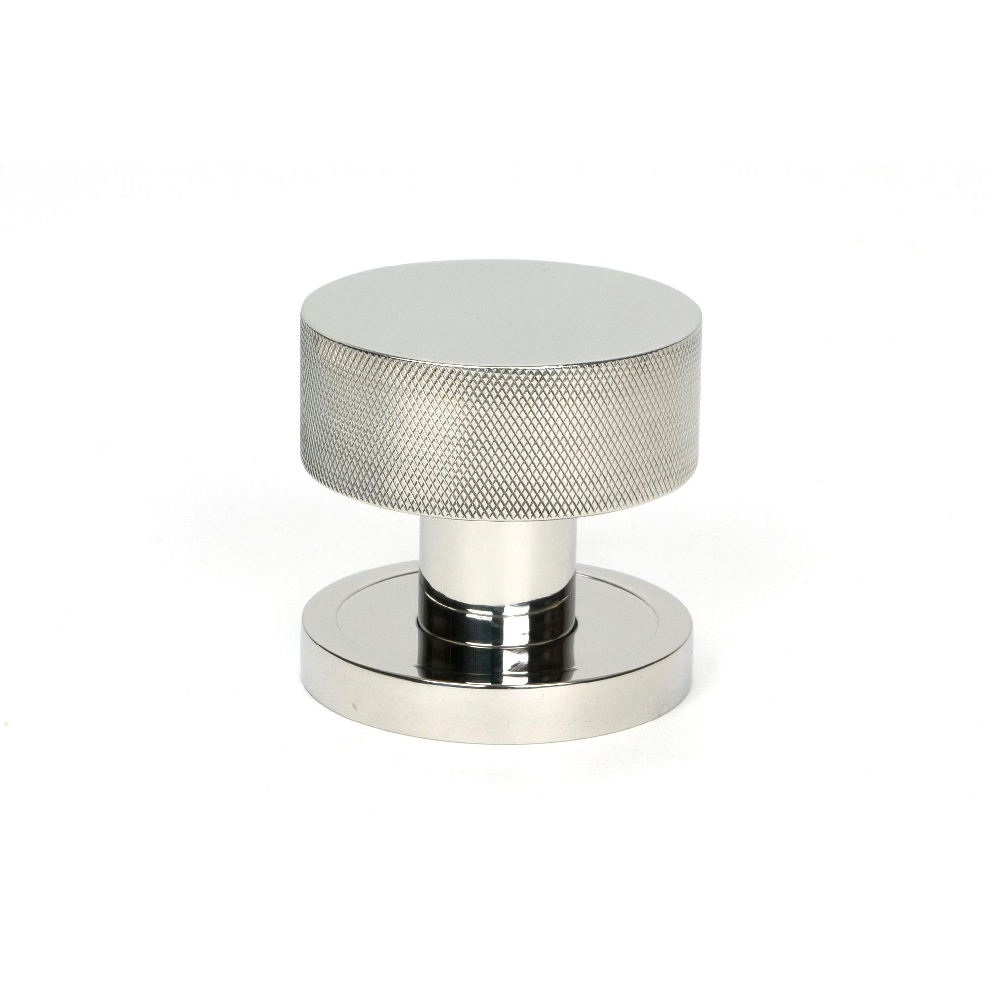 Polished Marine SS (316) Brompton Mortice/Rim Knob Set (Plain) | From The Anvil - Mortice Knobs - From The Anvil - Yester Home