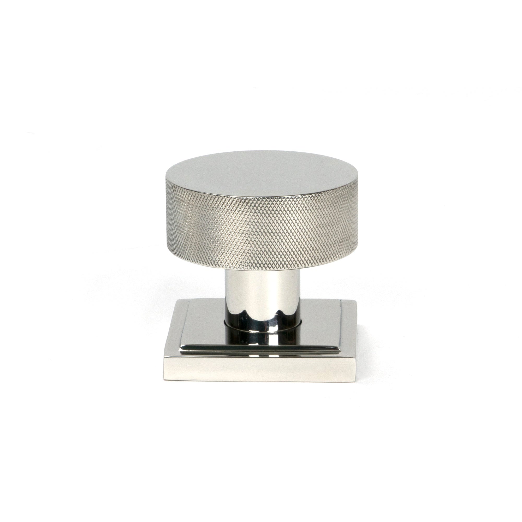 Polished Marine SS (316) Brompton Mortice/Rim Knob Set (Square) | From The Anvil-Mortice Knobs-Yester Home