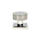 Polished Marine SS (316) Brompton Mortice/Rim Knob Set (Square) | From The Anvil - Mortice Knobs - From The Anvil - Yester Home