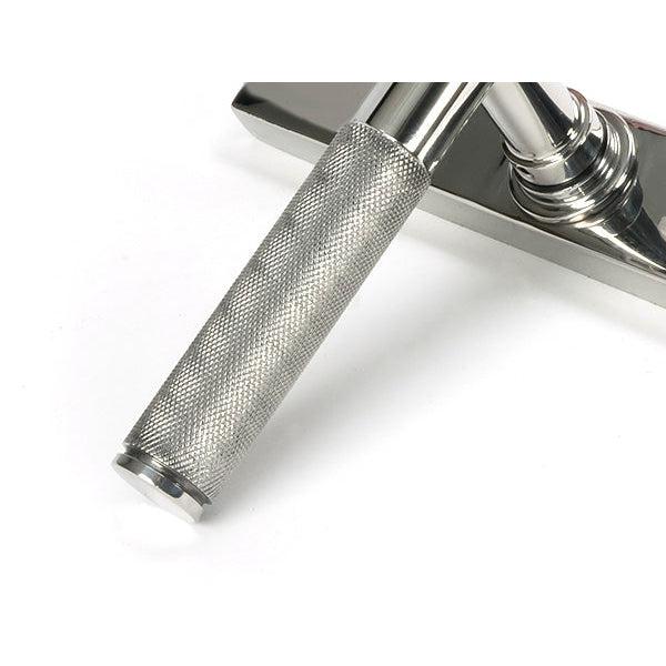 Polished Marine SS (316) Brompton Slimline Lever Espag. Latch Set | From The Anvil-Espagnolette-Yester Home