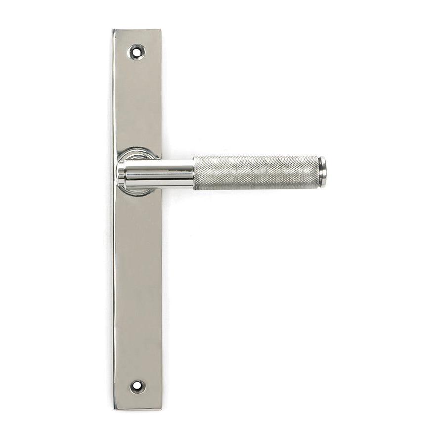 Polished Marine SS (316) Brompton Slimline Lever Espag. Latch Set | From The Anvil-Espagnolette-Yester Home