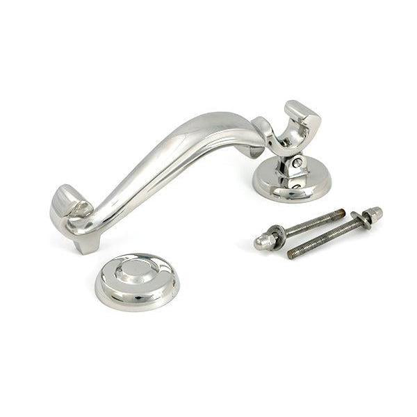 Polished Marine SS (316) Doctor's Door Knocker - Bolt-Through Door Knockers - From The Anvil - Yester Home