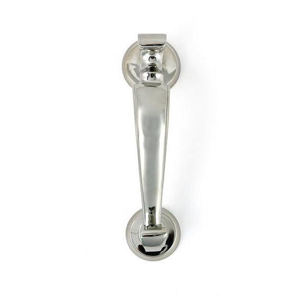 Polished Marine SS (316) Doctor's Door Knocker - Bolt-Through Door Knockers - From The Anvil - Yester Home