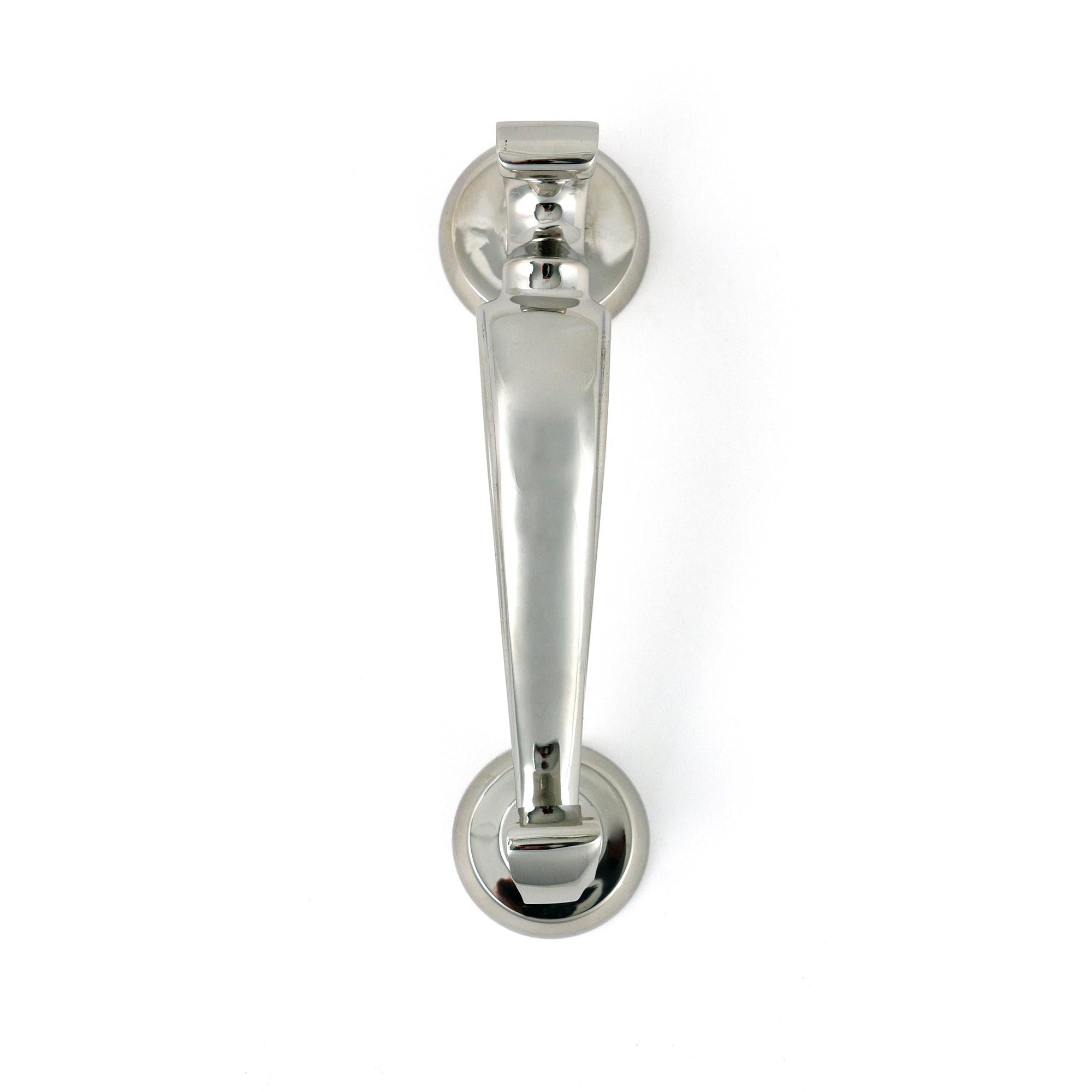 Polished Marine SS (316) Doctor's Door Knocker - Bolt-Through Door Knockers - From The Anvil - Yester Home
