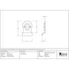 Polished Marine SS (316) Euro Door Pull | From The Anvil - Euro Pulls - From The Anvil - Yester Home