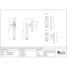Polished Marine SS (316) Locking Avon Fastener | From The Anvil - Locking Fasteners - From The Anvil - Yester Home