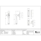 Polished Marine SS (316) Locking Avon Fastener | From The Anvil-Locking Fasteners-Yester Home