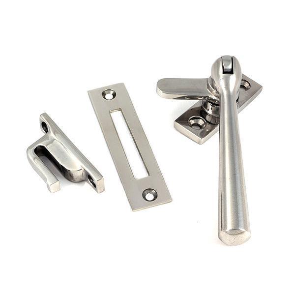 Polished Marine SS (316) Locking Newbury Fastener - Locking Fasteners - From The Anvil - Yester Home
