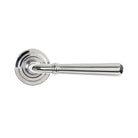Polished Marine SS (316) Newbury Lever on Rose Set (Art Deco) | From The Anvil - Concealed - From The Anvil - Yester Home