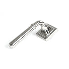 Polished Marine SS (316) Newbury Lever on Rose Set (Square) | From The Anvil-Concealed-Yester Home