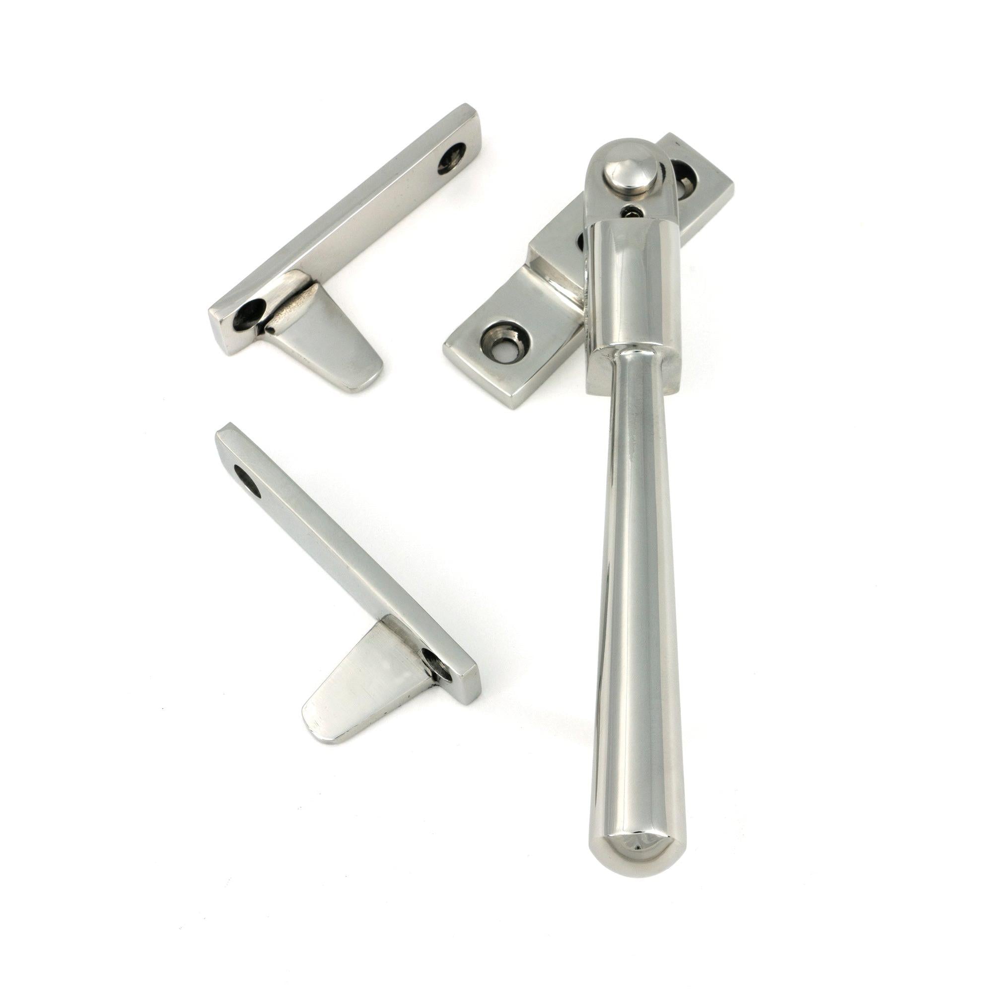 Polished Marine SS (316) Night-Vent Locking Newbury Fastener - Night-Vent Fasteners - From The Anvil - Yester Home