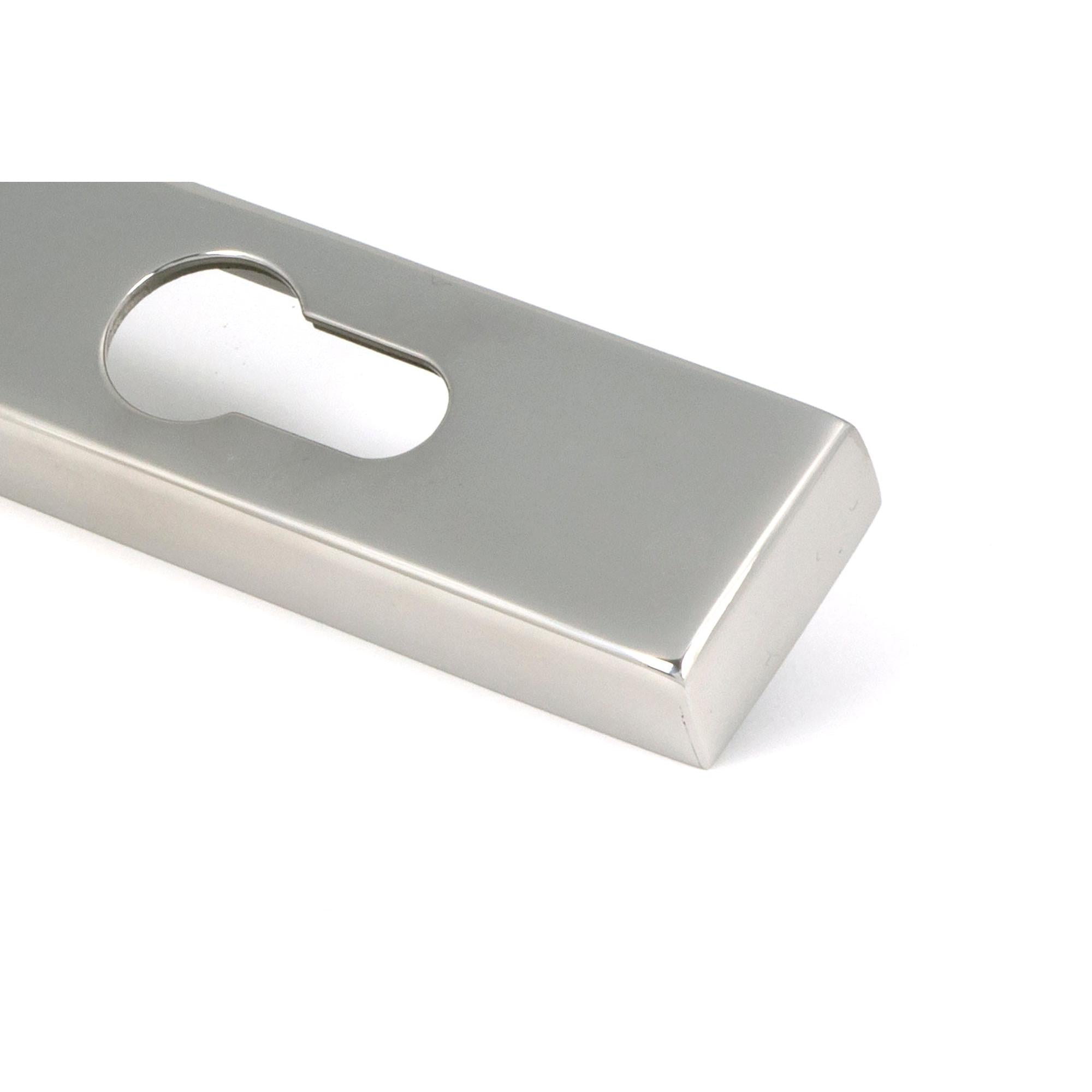 Polished Marine SS (316) Reeded Slimline Lever Espag. Lock Set - Espagnolette - From The Anvil - Yester Home