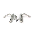 Polished Marine SS (316) Reeded Slimline Lever Espag. Lock Set - Espagnolette - From The Anvil - Yester Home