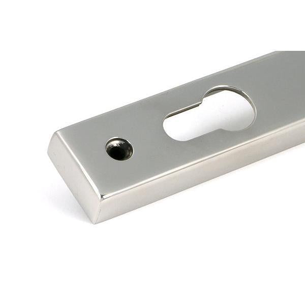 Polished Marine SS (316) Reeded Slimline Lever Espag. Lock Set - Espagnolette - From The Anvil - Yester Home