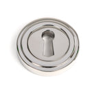 Polished Marine SS (316) Round Escutcheon (Art Deco) | From The Anvil - Escutcheons - From The Anvil - Yester Home