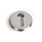 Polished Marine SS (316) Round Escutcheon (Art Deco) | From The Anvil-Escutcheons-Yester Home