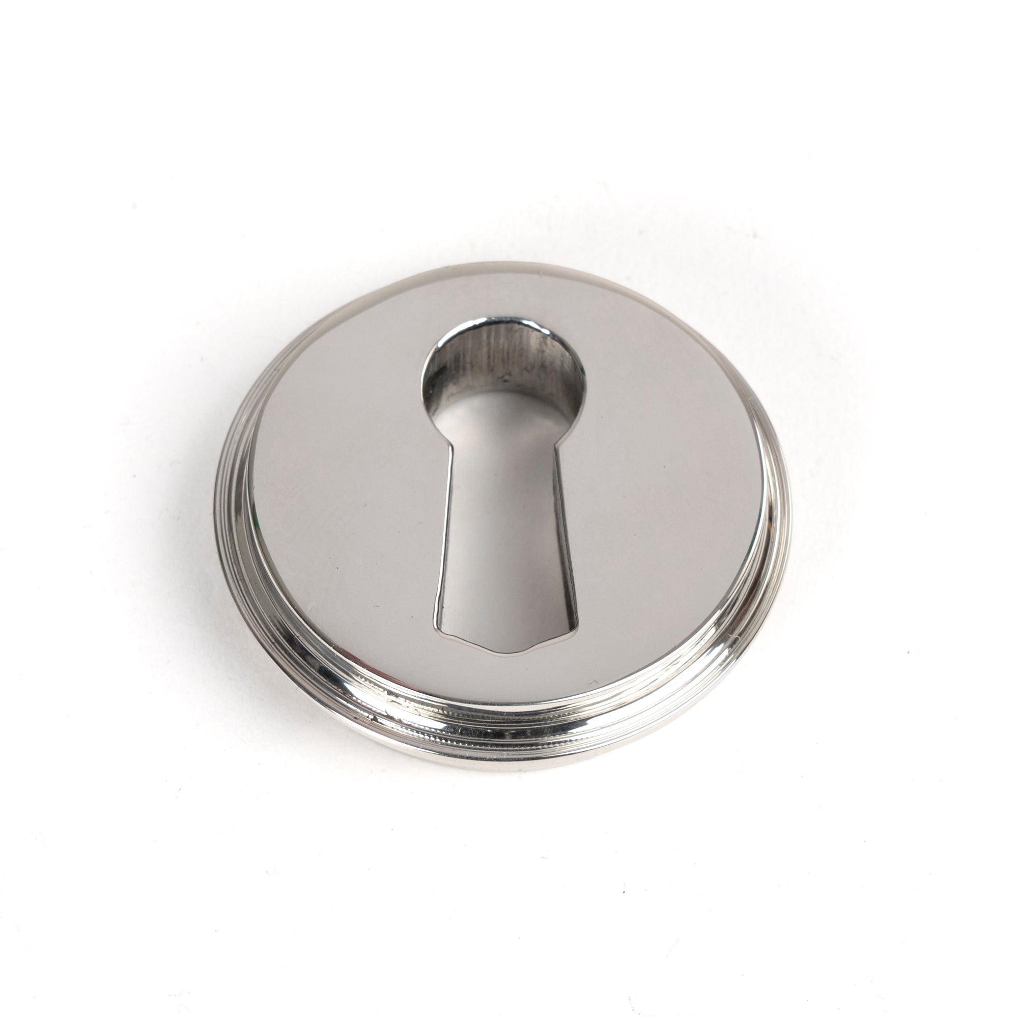 Polished Marine SS (316) Round Escutcheon (Art Deco) | From The Anvil-Escutcheons-Yester Home