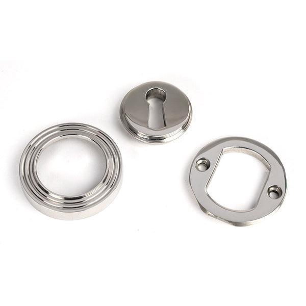 Polished Marine SS (316) Round Escutcheon (Beehive) | From The Anvil-Escutcheons-Yester Home