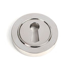 Polished Marine SS (316) Round Escutcheon (Plain) | From The Anvil - Escutcheons - From The Anvil - Yester Home