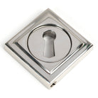Polished Marine SS (316) Round Escutcheon (Square) | From The Anvil - Escutcheons - From The Anvil - Yester Home