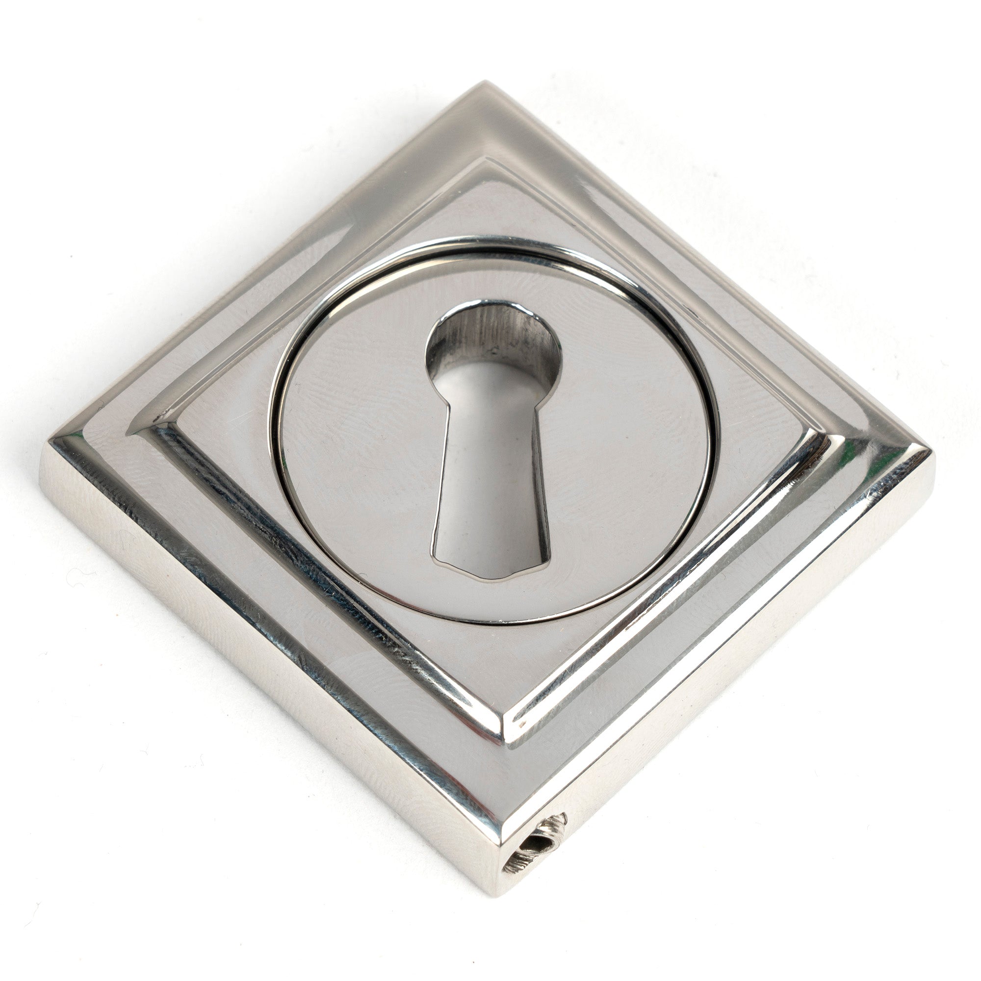 Polished Marine SS (316) Round Escutcheon (Square) | From The Anvil - Escutcheons - From The Anvil - Yester Home