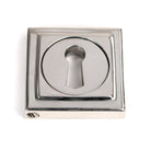 Polished Marine SS (316) Round Escutcheon (Square) | From The Anvil-Escutcheons-Yester Home