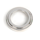 Polished Marine SS (316) Round Euro Escutcheon (Art Deco) | From The Anvil - Euro Escutcheons - From The Anvil - Yester Home