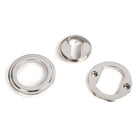 Polished Marine SS (316) Round Euro Escutcheon (Art Deco) | From The Anvil - Euro Escutcheons - From The Anvil - Yester Home