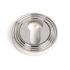 Polished Marine SS (316) Round Euro Escutcheon (Beehive) | From The Anvil-Euro Escutcheons-Yester Home