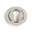 Polished Marine SS (316) Round Euro Escutcheon (Plain) | From The Anvil - Euro Escutcheons - From The Anvil - Yester Home