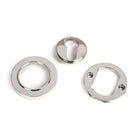 Polished Marine SS (316) Round Euro Escutcheon (Plain) | From The Anvil-Euro Escutcheons-Yester Home