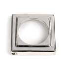 Polished Marine SS (316) Round Euro Escutcheon (Square) | From The Anvil - Euro Escutcheons - From The Anvil - Yester Home