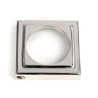 Polished Marine SS (316) Round Euro Escutcheon (Square) | From The Anvil-Euro Escutcheons-Yester Home