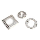Polished Marine SS (316) Round Euro Escutcheon (Square) | From The Anvil-Euro Escutcheons-Yester Home