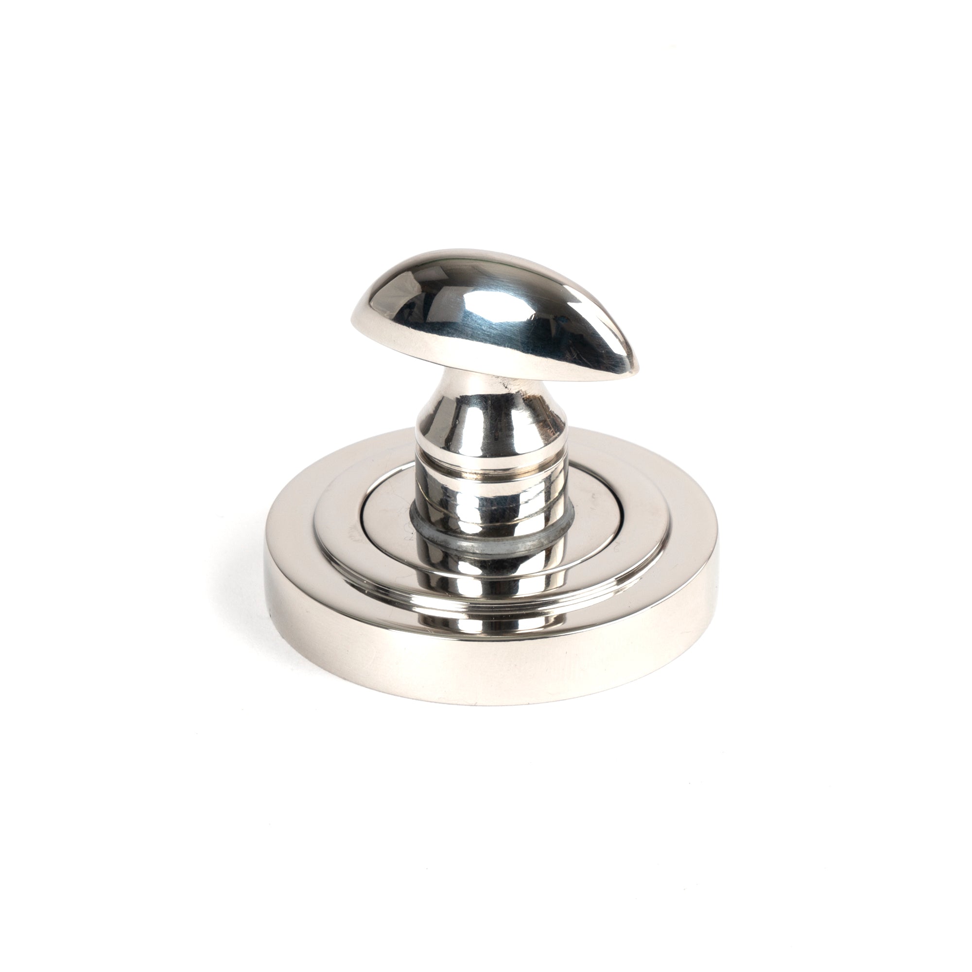 Polished Marine SS (316) Round Thumbturn Set (Art Deco) | From The Anvil - Thumbturns - From The Anvil - Yester Home