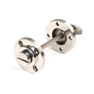 Polished Marine SS (316) Round Thumbturn Set (Art Deco) | From The Anvil-Thumbturns-Yester Home